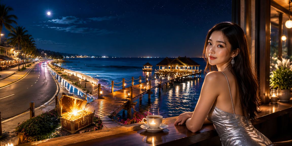 Người dùng xem kèo cá cược trên điện thoại tại bãi biển Mũi Né, Bình Thuận